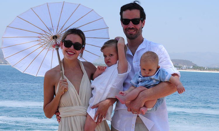 Ana Paula Martín, Amelie Jesnig, Bryon Jesnig y Stefan Jesnig