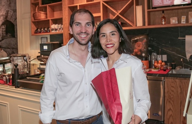 Antoine Govin y Ana Laura Becerril / Foto: Carlos Dayan Aparicio.