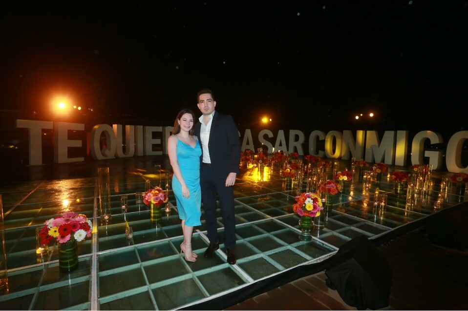 Así comenzó la gran noche de Ada y Ramiro.  FOTO: OMAR VALDEZ