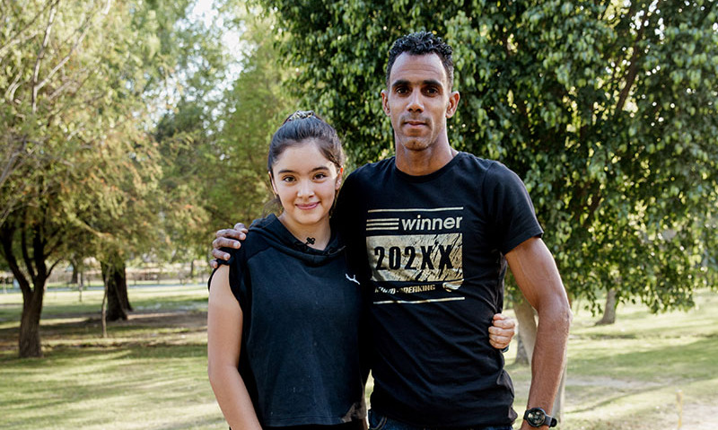Victoria Ramirez y Daniel Ortiz