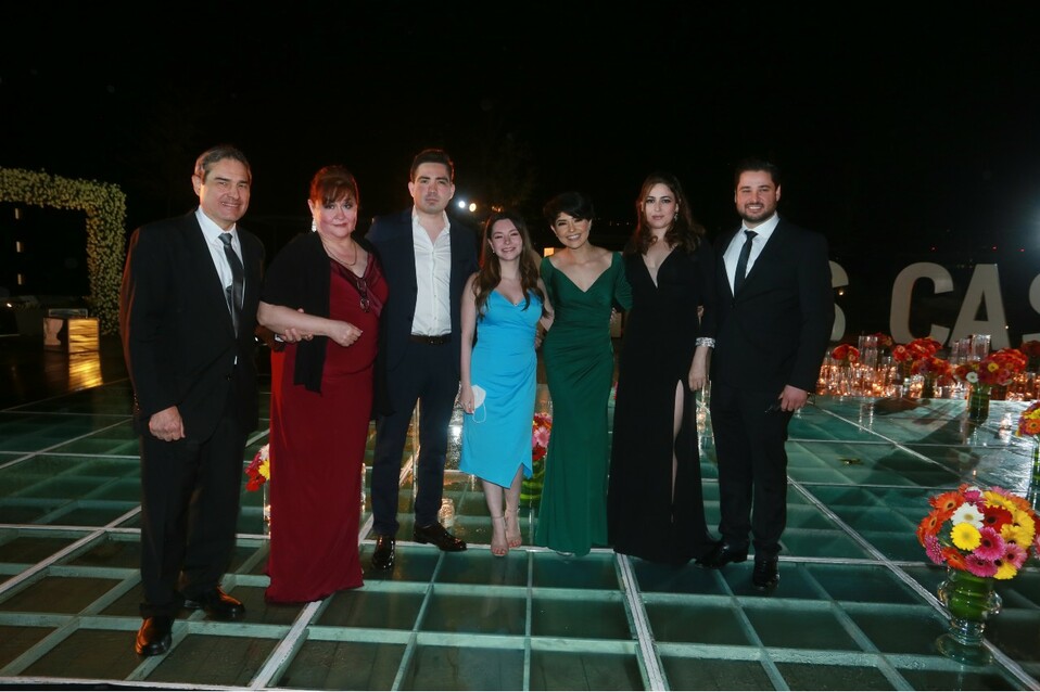Eugenio Rodríguez, Juana María Montoya, Ramiro Salinas, Ada Pamela Rodríguez, Patricia Rodríguez, Carmen Aguilera y Guillermo Rodríguez. FOTO: OMAR VA