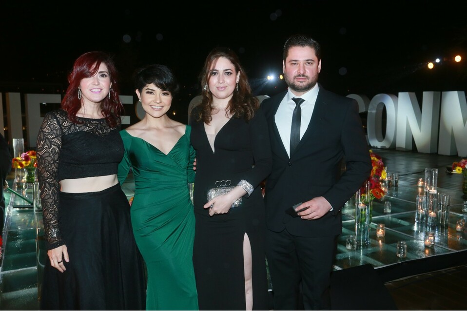 Natalia Leal, Patricia Rodríguez, Carmen Aguilera y Guillermo Rodríguez. FOTO: OMAR VALDEZ