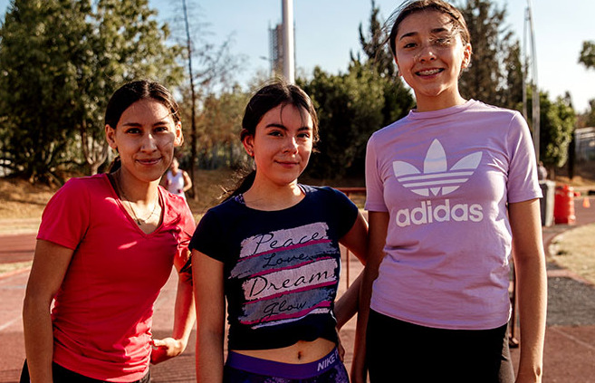 Andrea de la Rosa, Fernanda Nájera y Montserrat Ososrio