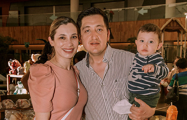 Diana Muñoz y David Dosamante