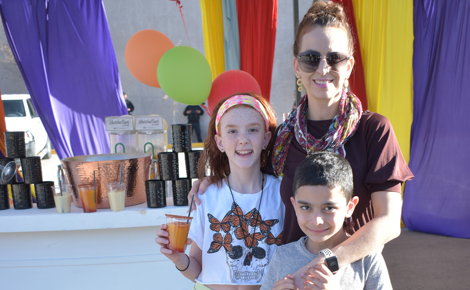 Marian, Sofía y Roberto