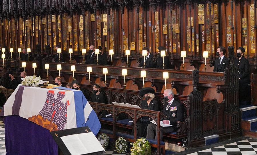 Los Cambridges, Wessex y el Príncipe Carlos y la duquesa Camilla estuvieron en la primera fila