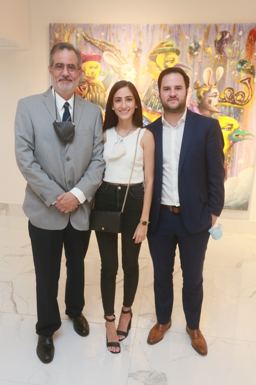 Eduardo Sañudo, Alejandra Sañudo y Ricardo Cisneros. FOTO: OMAR VALDEZ