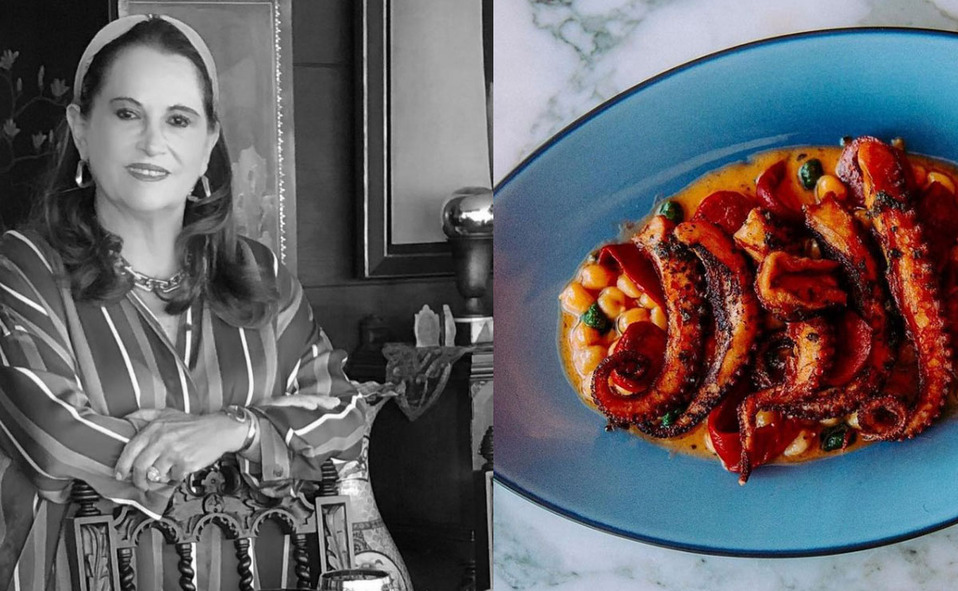 ELVIRA LOZANO: “El pulpo braseado del restaurante Pangea por la combinación de sus ingredientes y su consistencia”.
