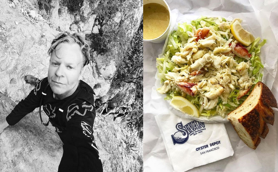 FRANK SALAZAR: “La ensalada de jaiba del restaurante Swan, en San Francisco, California”.