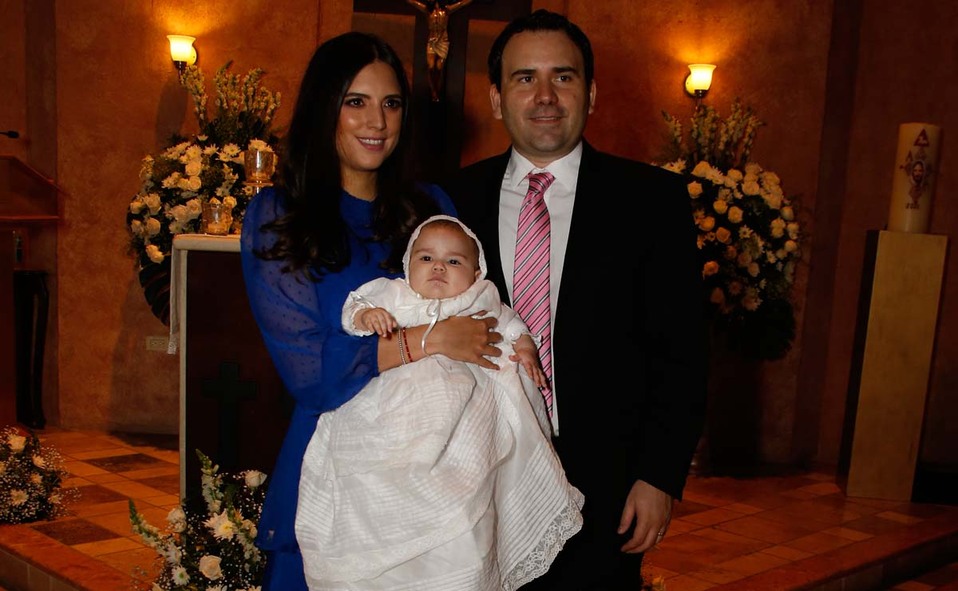Mariana Tamborrel de Parra, Lucia Parra y Armando Parra