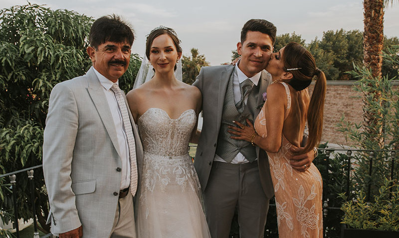 Arturo Cárdenas, Randi Lotherington, Iván Cárdenas y Paula González