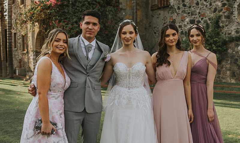 Nina Lotherington, Iván Cárdenas, Randi Lotherington, Sofía Lotherington y María Lotherington