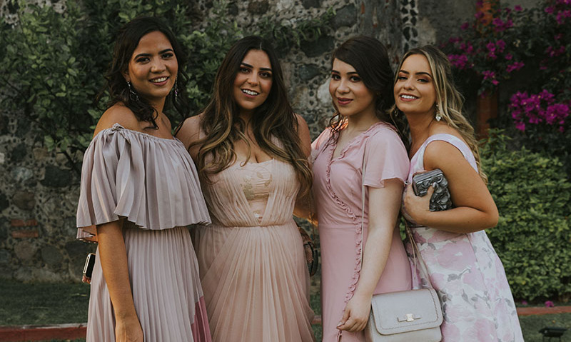 Irina Roji, Mariana, Karen Luna y Nina Lotherington