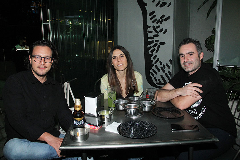 Aldo Organista, Denisse Badial y Rodrigo Organista.