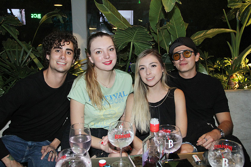 Alonso Casillas, Fanny Pareige, Caro Herrera y Gabriel Sandoval.