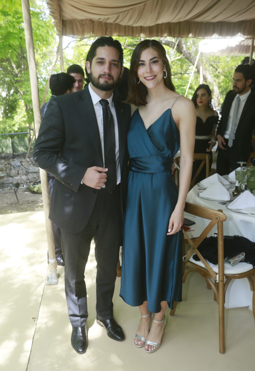 Andrés Miller y Daniela De la Peña. FOTO: OMAR VALDEZ