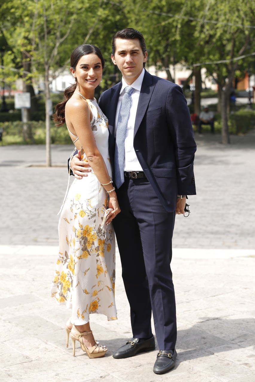 Andrés Tello y Andrea Lozano. FOTO: DANIEL SALDÍVAR