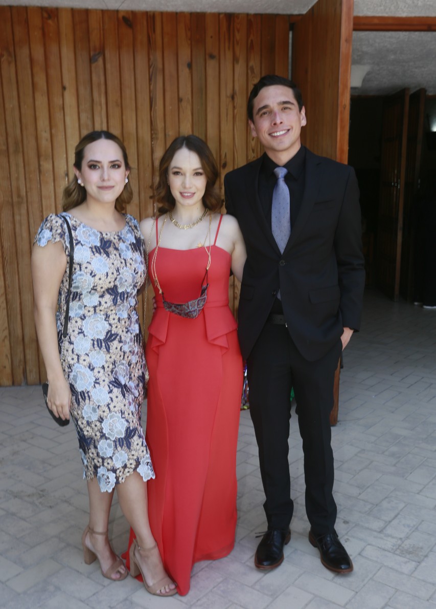 Bárbara Plancarte, Bárbara Morales y José Ramón Galicia. FOTO: OMAR VALDEZ