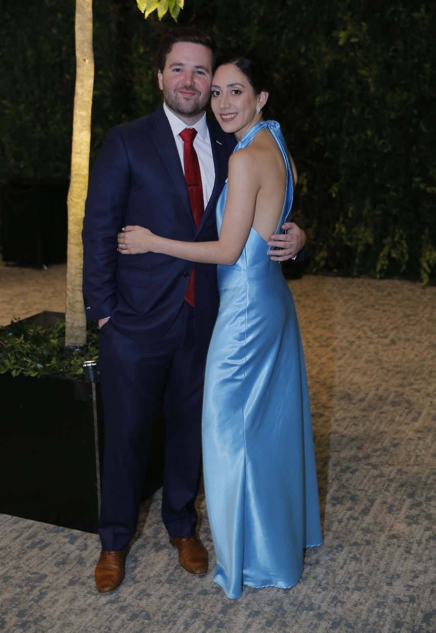 Carlos del Valle y Andrea López. FOTO: DANIEL SALDÍVAR