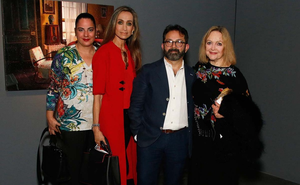 Claudia Vázquez de Manzur, Alejandra Castro, Mauricio Gattás y Caty Eldridge / Fotos: Antonio Mireles