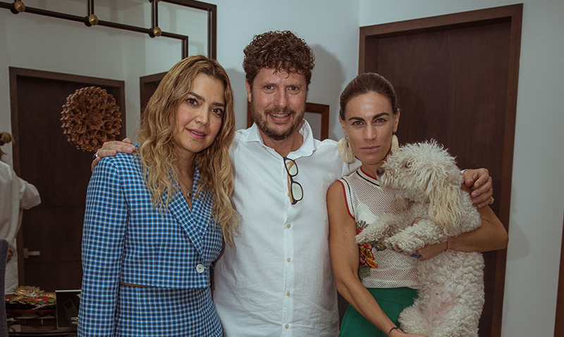 Idania García, Javier Gutiérrez e Isabel Ríos