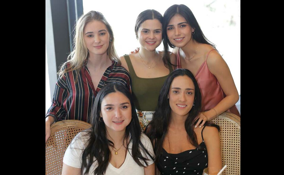 Diana Pozas, Paola Sada, Lorena Frías, Fer Martínez y Alexa Ríos / Fotos: Daniel Saldívar