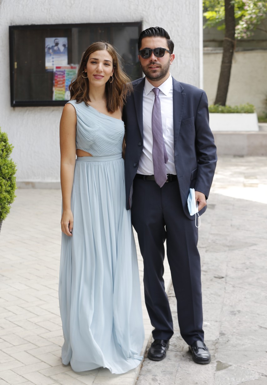 Gaby De la Garza y Horacio Estrada. FOTO: DANIEL SALDÍVAR