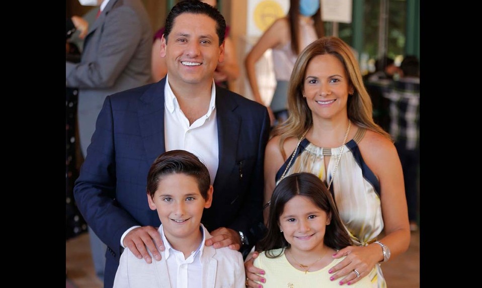 Homero Niño de Rivera, Yanine Garza de Niño de Rivera, Marcelo Niño de Rivera y María Niño de Rivera / Foto: Daniel Saldívar