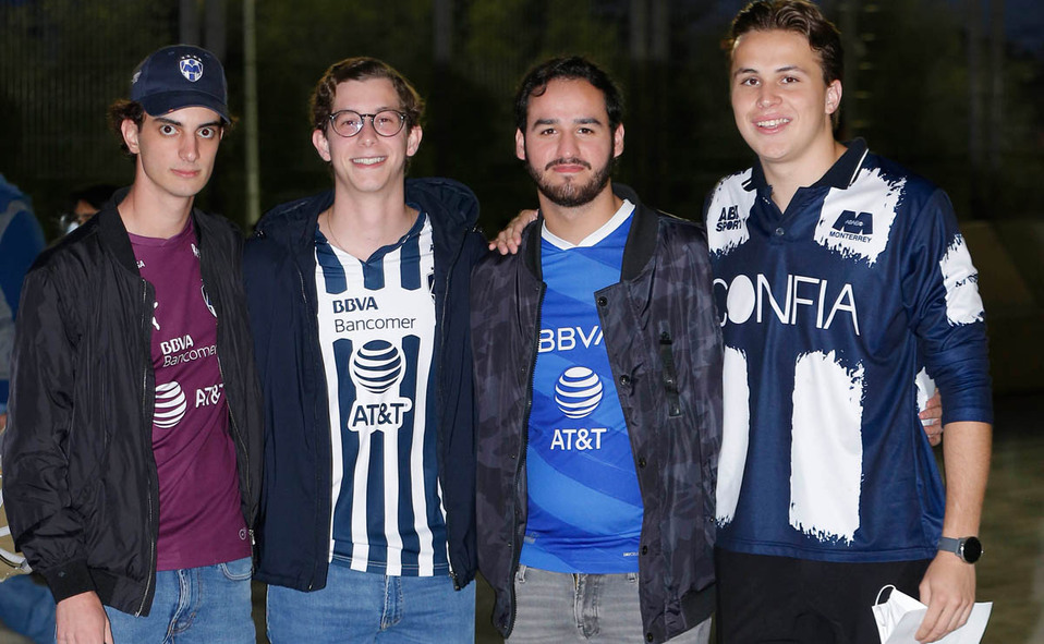 Josué Andonie, Ricardo Elizondo, Jorge Melo y Santiago Egan / Fotos: Daniel Saldívar