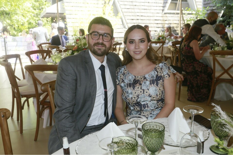 Mauricio Garza y Bárbara Plancarte. FOTO: OMAR VALDEZ