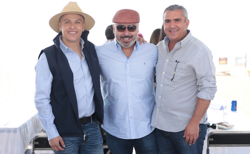 Gustavo López, Mario Quiroz y José-Martínez. Foto: Aarón Solís