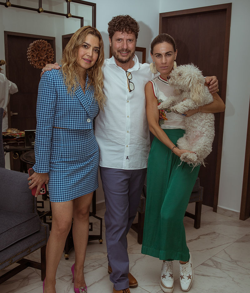 Idania García, Javier Gutiérrez e Isabel Ríos