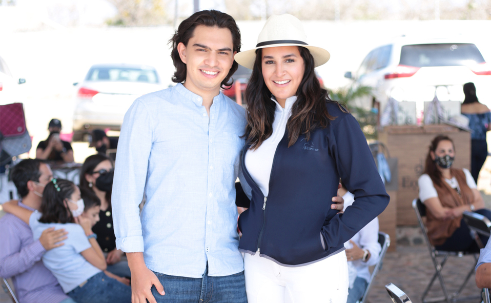 José Ontiveros y Sabrina Sosa. Foto: Aarón Solís