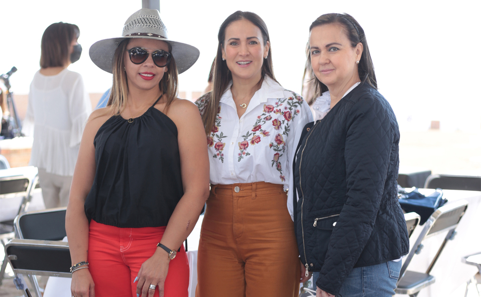 Lupita Ramírez, Lorena Becerra y Silvia Hernández. Foto: Aarón Solís
