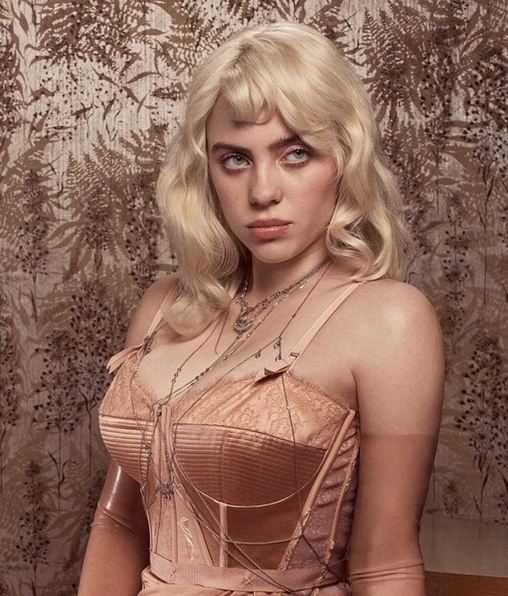 Billie Eilish, rubia y en lencería, ¡es comparada con Marilyn Monroe! (Foto: Instagram)