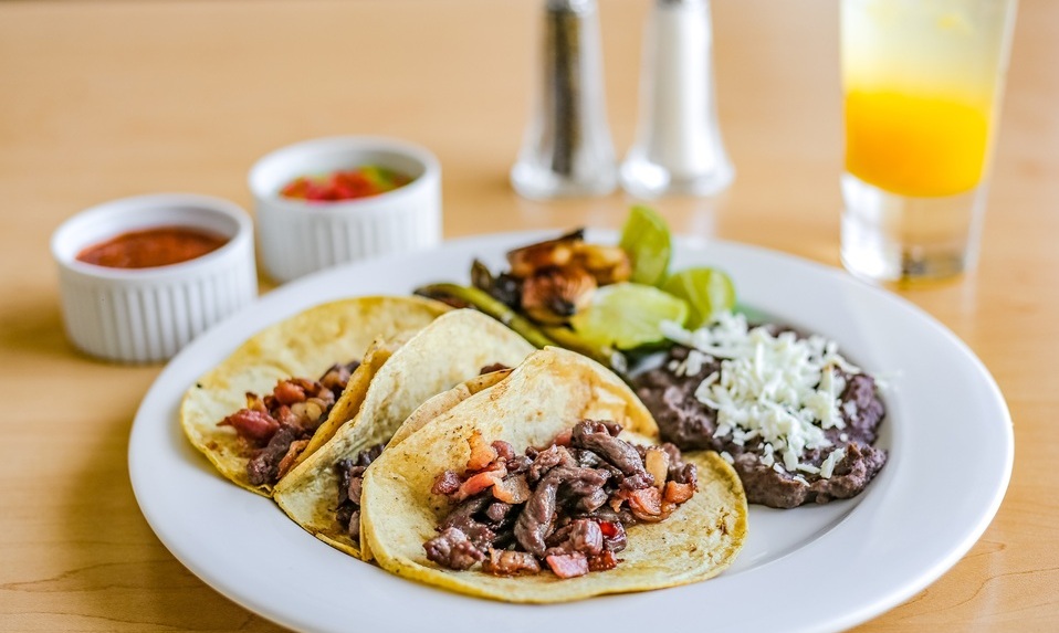 Tacos de asada / Foto: Carlos Dayan Aparicio.