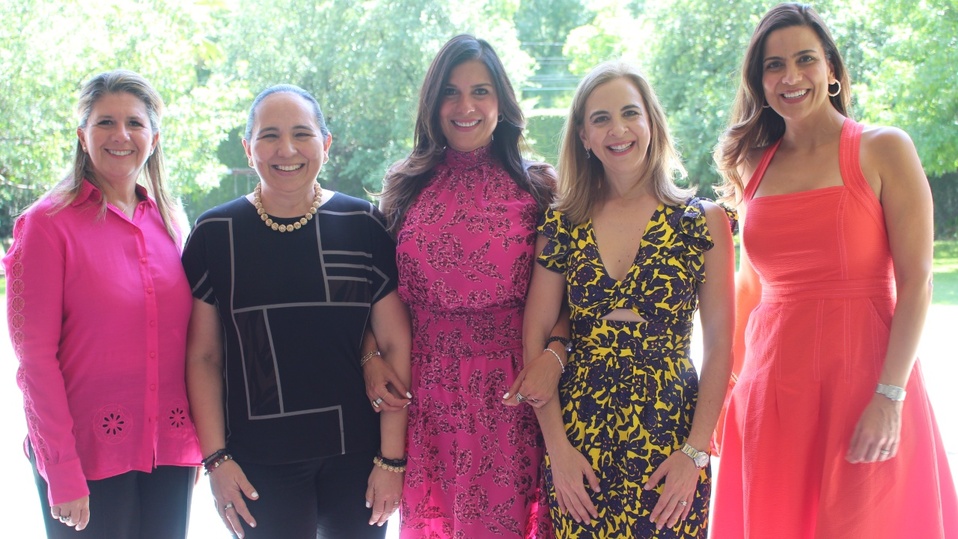 Organizadoras de la fiesta. Martha Herrera, Consuelo Bañuelos, Lorenia Canavati, Carmen Garza T y Gracie Canavati / Foto: Verónica Garza