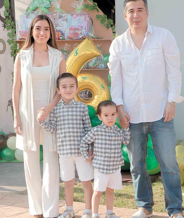 Mariana Conde, Mariano Corona, José Manuel Corona y Leonardo Corona / Fotos: Dennis Hernández