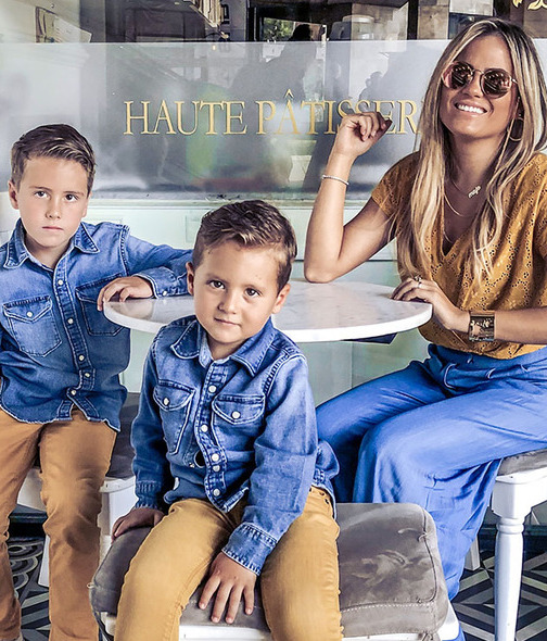 Para Majo, sus hijos son su fuente de alegría. (Foto: Cortesía)