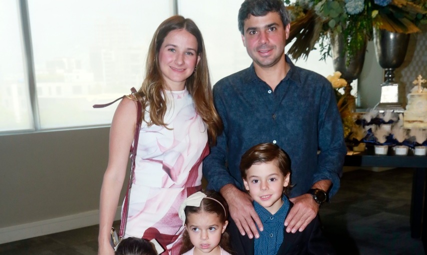 Claudia Rodríguez de Gutiérrez, David Gutiérrez, Isabella Gutiérrez, Vanessa Gutiérrez y David Gutiérrez  / Foto: Omar Valdez