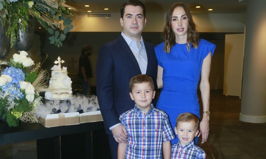 Marcelo Segovia, Romina Meyer de Segovia, Marcelo Segovia y Eugenio Segovia  / Foto: Omar Valdez