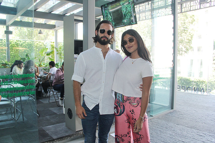 André de Alba y Regina Cuesta