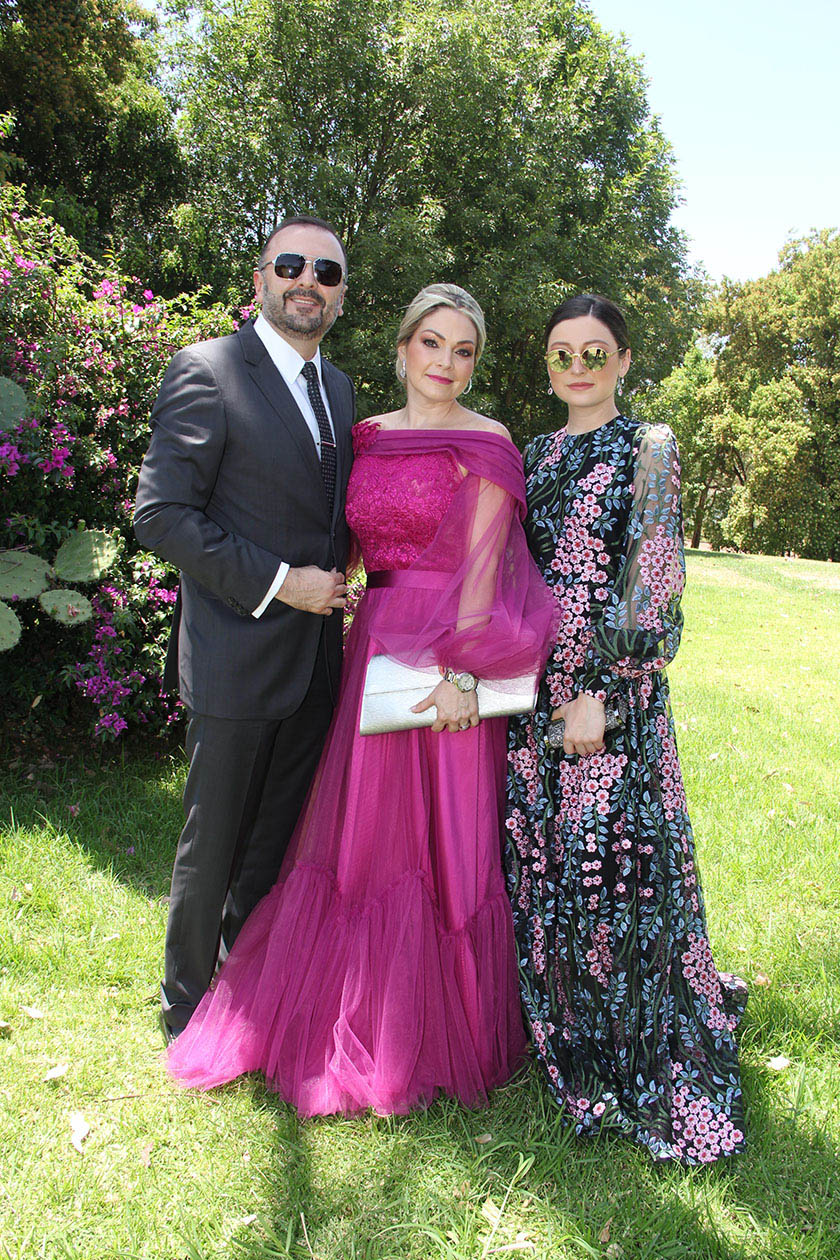 Gilberto Beltrán, Silvya Quintero y Kiara Beltrán