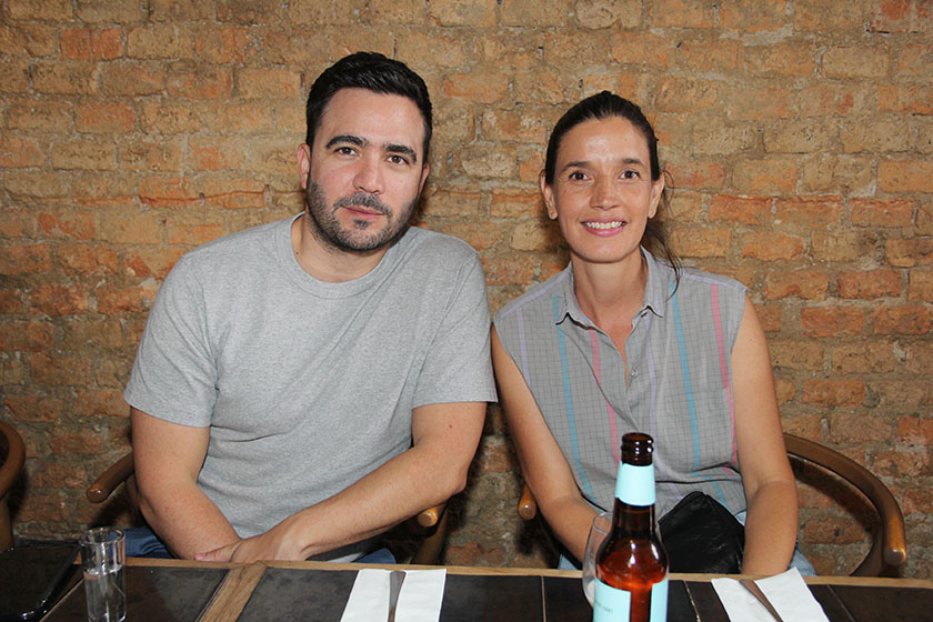 Humberto Mora y Cinthia Gutiérrez