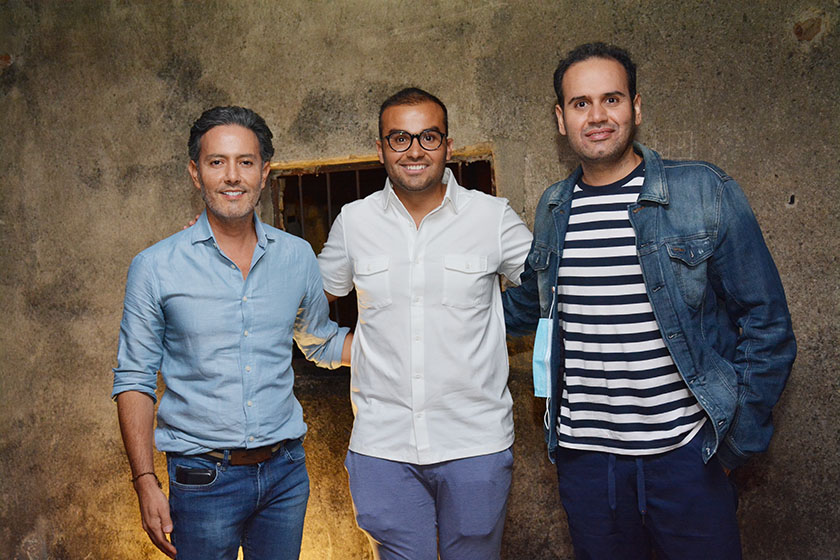 José Luis Alzati, Rodrigo Hernández y Jorge Valencia