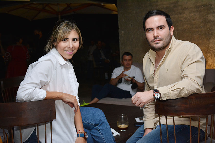 July Oceguera y José Antonio Esparza