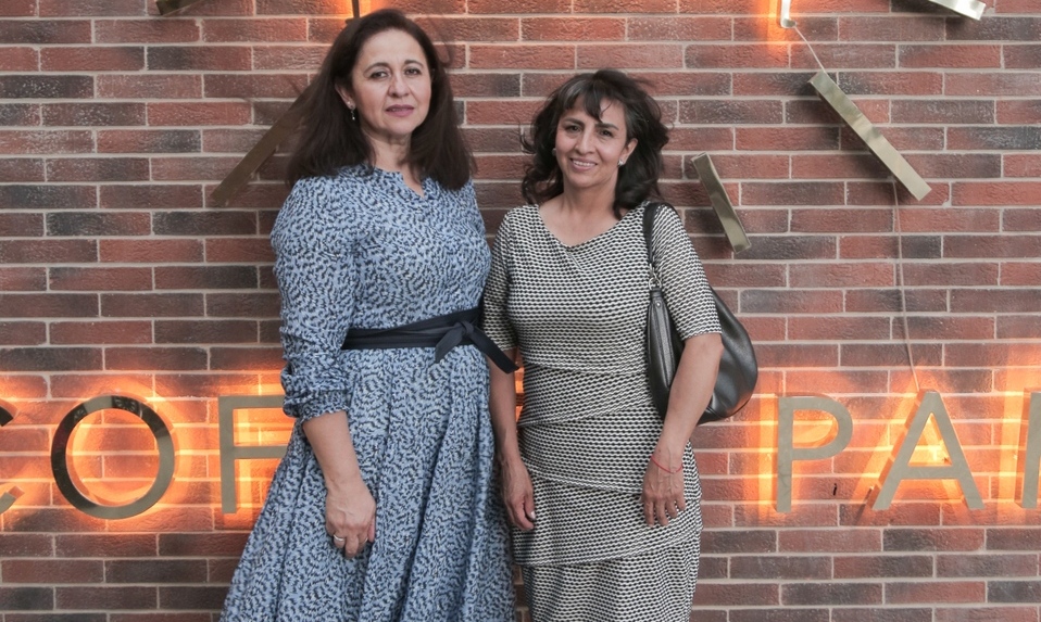 Ana Victoria Navarrete y María Elena Gómez / Foto: Carlos Dayan Aparicio.