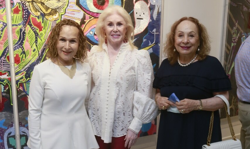Adriana Tijerina, Lucila Araico y Aurora Cantú de Cagnasso. FOTO: OMAR VALDEZ
