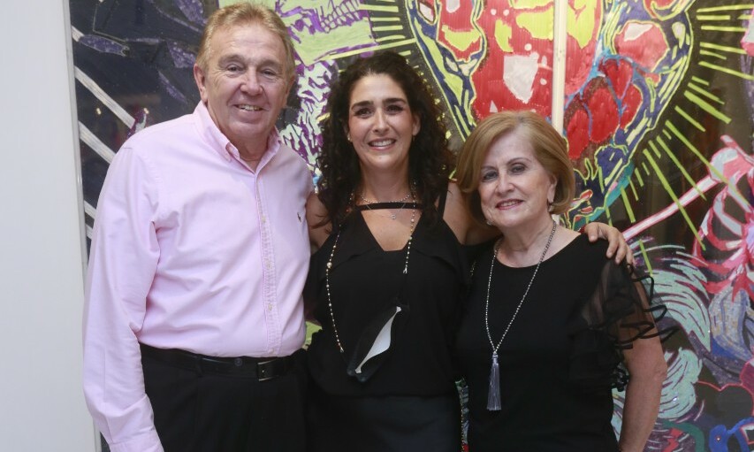 Enrique Fernández, Nora Adame y Nelly de Fernández. FOTO: OMAR VALDEZ