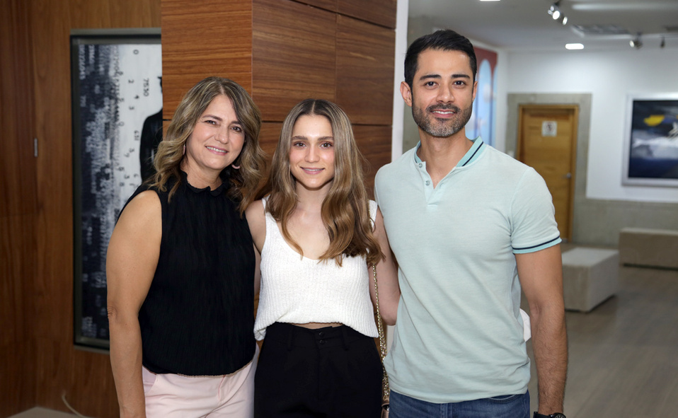 Adriana, Sofía y Bernardo